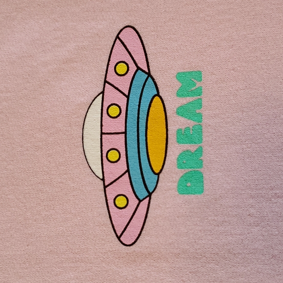 DREAM Clothing - Dream Beyond pink crewneck (UFO/Alien) - Picture 3 of 5